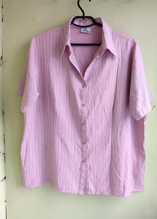 Блуза рубашка рубашка от бренда king field фасон оверсайз большой размер