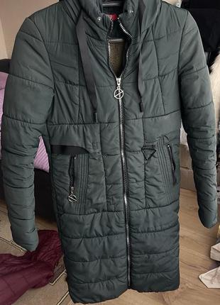 Фирменный пуховик куртка пальто