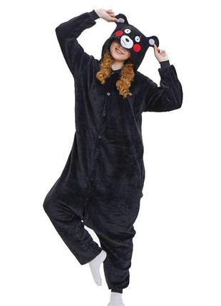 Пижама кигуруми детская медведь кумамон4 фото