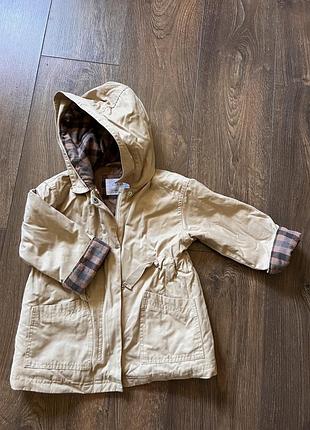 Красивной осенне-весенний плащик zara 98 см, унисекс