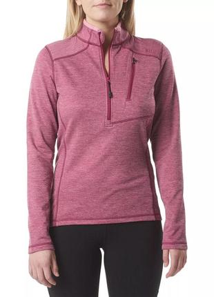 Термореглан женский 5.11 tactical women's glacier half zip l berry