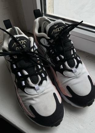 Кроссовки nike air max 1 pink wolf skin pack 270 react3 фото
