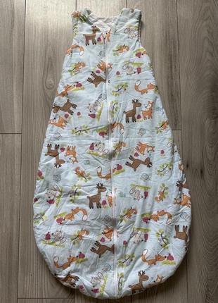 Спальник дитячий спальний мішок утеплений бавовняний