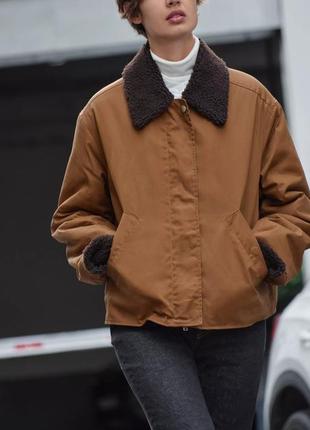 Куртка на меху zara