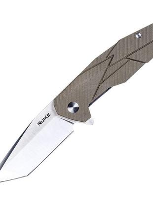 Нож складной ruike p138-w tan