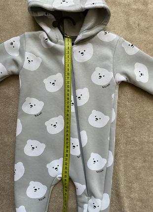 Комбинезон человечек утепленный на замке4 фото