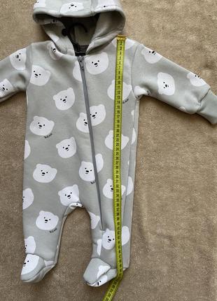 Комбинезон человечек утепленный на замке3 фото