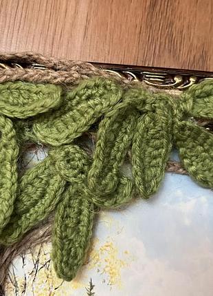 Картина ручная работа плюс серьги в подарок