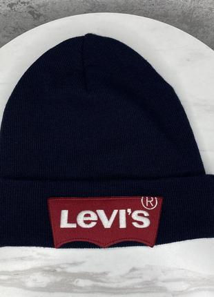 Шапка levi's logo beanie оригинал!