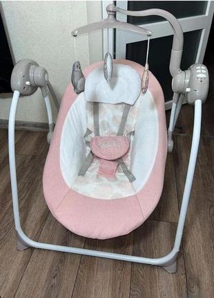 Шезлонг гойдалка el camino teddy pink