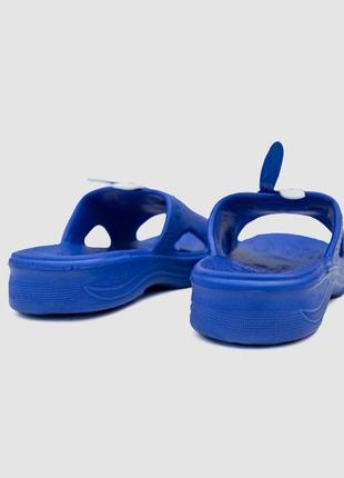 Шльопанці дитячі гумові, колір синій, 243r0114 фото