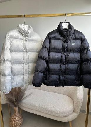 Зимняя куртка в стиле miu miu