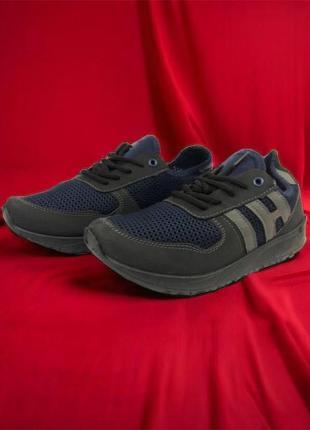 Модні універсальні кросівки із сітки 43 розмір. чоловічі кросівки з тканини, що дихають. модель 48177. aw-149 колір: синій