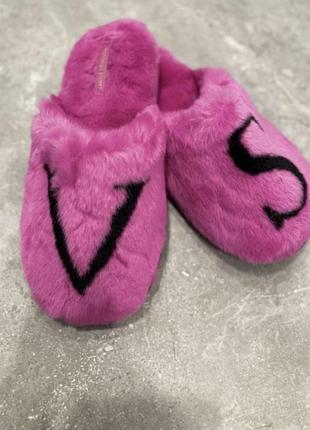 Тапки victoria’s secret тапочки виктория сикрет