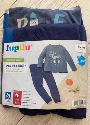 Дитяча піжама lupilu dino 98/104 (2-4 роки)