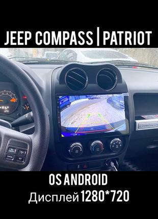 Магнітола android jeep compass, patriot + рамка!