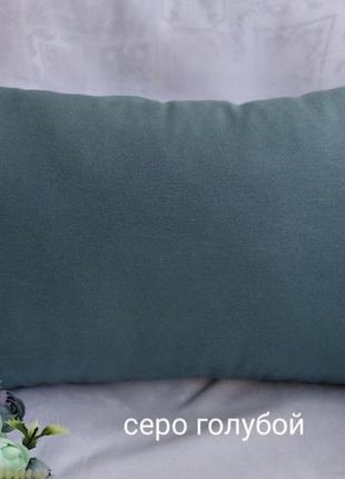 Декоративная подушка 30*45 с вензелями для декора3 фото