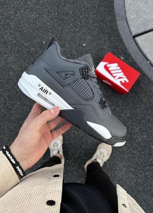 Зимові кросівки nike air sheer 4 retro (темно сірі)