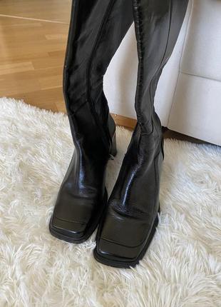 Кожаные ботильоны, ботинки, asos, 39-40р
