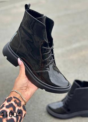 Женские стильные натуральные ботиночки на байке или меху ✅