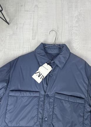 Куртка zara `water repellent` jacket5 фото