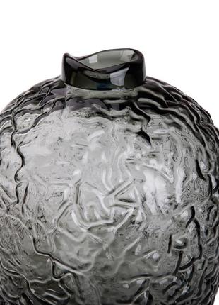 Ваза декоративная bixuan в стиле ретро стеклянная 30 см