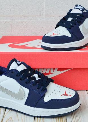 Nike air jordan sb, сині з сірим, шкіра кроссовки найк женские кросовки