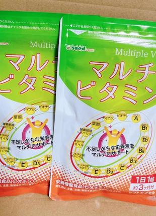 Комплекс мультивітамінів multivitamins на 30 днів, японія