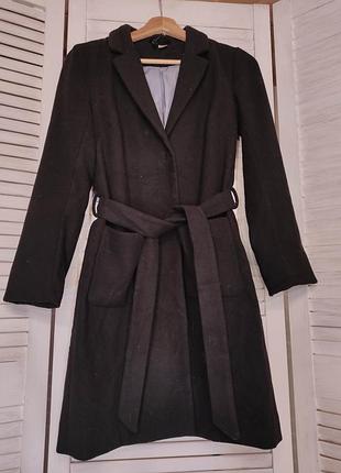 Пальто на поясе