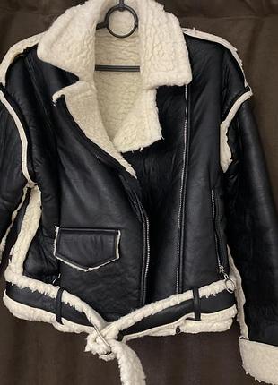 Дубленка из искусственной кожи