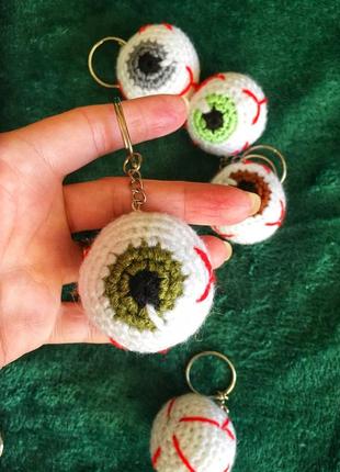 Брелок подвеска глаз хеловин 4