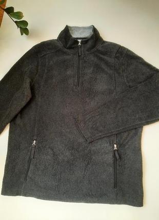 Якісна флісова кофта водолазка, розмір xl/2xl