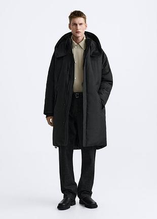 Довга дута куртка zara 5071/688/818