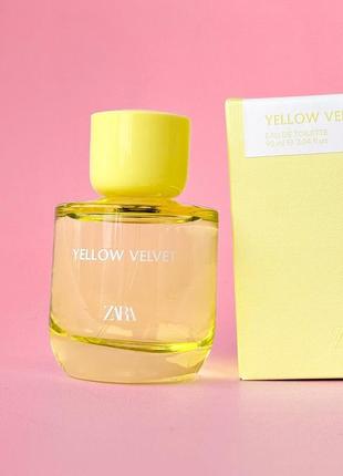 Духи zara yellow velvet 90ml парфуми zara yellow velvet туалетна вода zara yellow velvet