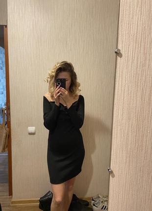 Сукня в рубчик