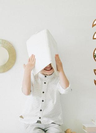 Зеркальная декоративная подвеска фазы луны цвет коричневый, лунный цикл декор на стену...