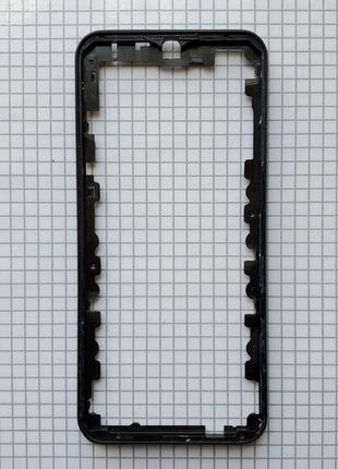 Рамка дисплея ulefone note 8p для телефону чорний оригінал з розборки