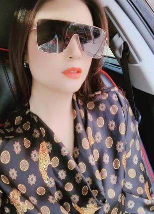 Брендовая атласная удлиненная блуза zara принт тигр марокко