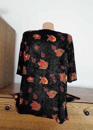 Блуза бархатная 2