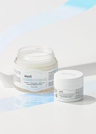 Антиоксидантна зволожувальна нічна маска з вітаміном е klairs freshly juiced vitamin e mask2 фото