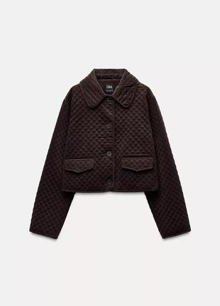 Куртка коричнева вельветова zara new