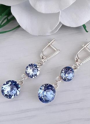 Сережки swarovski