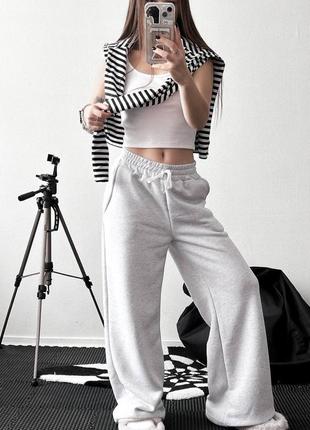 Теплые спортивные штаны джоггеры5 фото