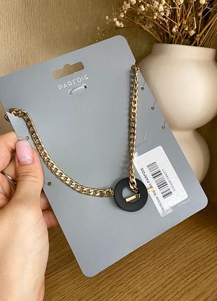 Золотисте кольє ланцюжок цепь parfois цепочка трендова