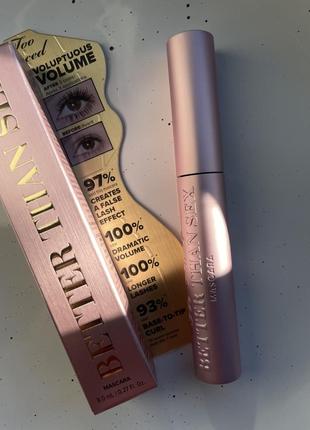Тушь для ресниц better than sex mascara, черная