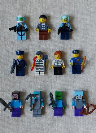 Нові фігурки оригінал лего чоловічки lego поліцейський