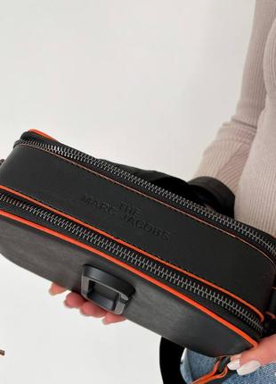 Marc jacobs my logo black/orange line сумка 7