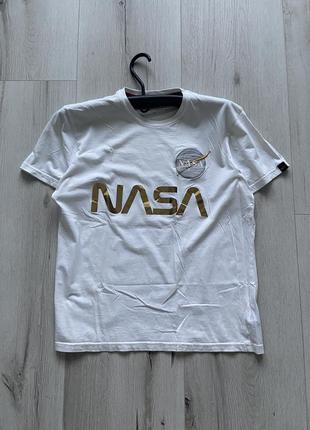 Жіноча футболка alpha undustries x nasa