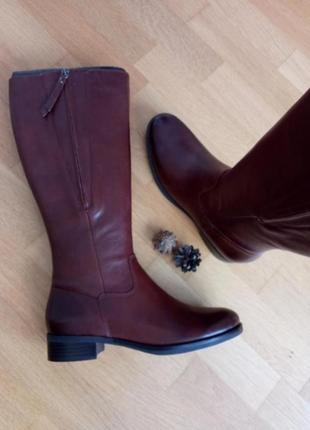 Кожаные сапоги демисезонные adel / размер 39 оригинал