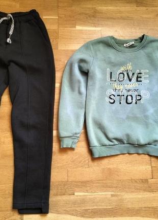 Спортивний костюм. трикотаж з начьосом. 140-152